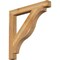 Ekena Millwork Funston Block Rough Sawn Bracket, Western Red Cedar, 4"W x 36"D x 36"H BKT04X36X36FST05RWR - alternate 1